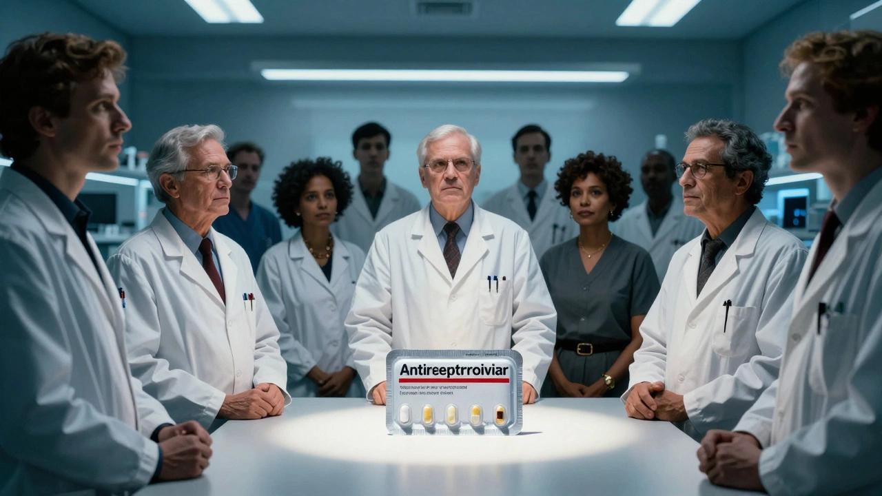 Generic HIV medicine package symbolizing affordable healthcare breakthrough